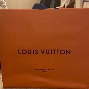 Louis Vuitton large paper shopping bag